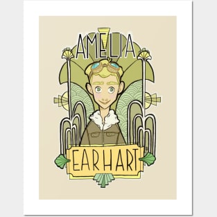 AMELIA EARHART Posters and Art